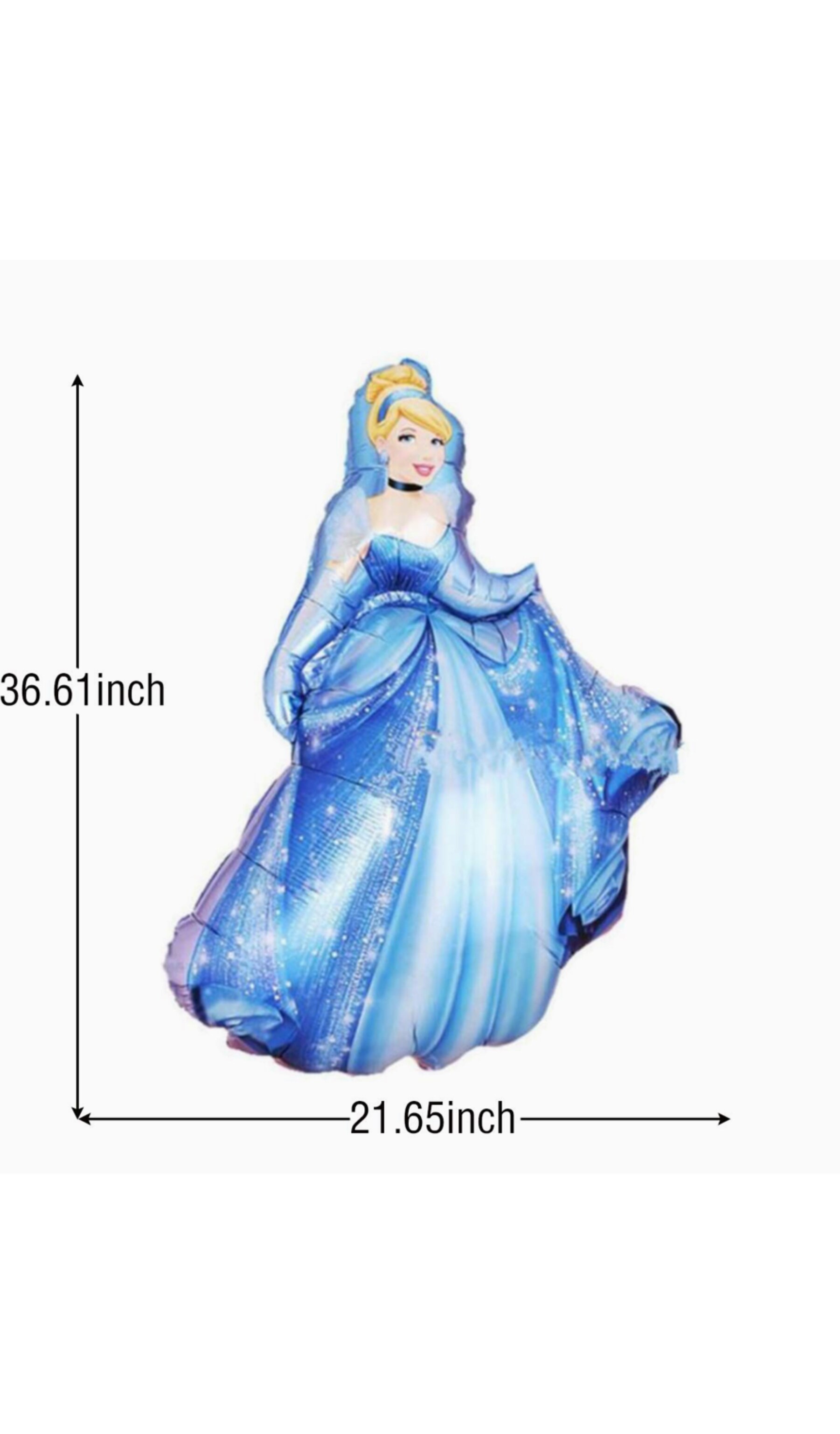 Cinderella Mylar Baloon